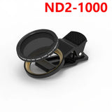 Variable ND Filter Neutral Density Filter For Camera all smartphones mobile lens kit