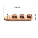 Wooden Cable Organizer Adhesive Cord Holder, No-Drill Wire Keeper for Desk, Solid Wood USB Charging Cable Clip Anti-Tangle