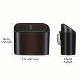 Mini car trash can with 2 garbage bags,leak proof car trash can,multifunctional storage box,suitable for cars,homes,and offices