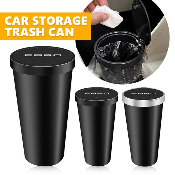 Car Trash Can Mini Waterproof Storage Cup Holder Garbage Bin Lid Accessories For Ebro S400 S700 S800 Jaecoo J7 J8 Omoda 5 C5