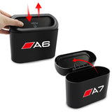 1Pcs Universal Car Trash Can Portable Mini Garbage Box Trash Dustbin For Audi A1 A2 A3 A4 A5 A6 A7 A8 Q1 Q2 Q3 Q4 Q5 Q6 Q7 Q8 TT