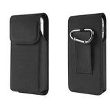Coin Purse With Hook Mobile Phone Pouch Single-layer Waterproof Phone Belt Clip Bag Black Vertical Phone Belt Hanging Pouch Men