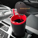 Mini Car Trash Bin, Auto Interior Rubbish Bag & Garbage Container, Compact Dust Organizer Storage Box Bucket