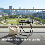 Foldable Lap Desk Space-Saving Foldable Laptop Stand Multi-Functional Tablet Opening for Remote Workers, Bedroom, Home Office