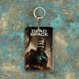 D-Dead S-Space Custom Access Card Case Leather Card Holder Keychain Key Ring Transportation Card Case Gifts