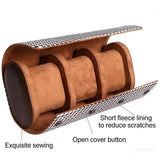 ㈅Watch Roll Travel Case-1/2/3 Slot Watch Storage And Organizer-Secure Storage With Innovative Removable Pillows & Solid Dividers