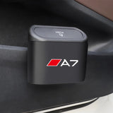 1Pcs Universal Car Trash Can Portable Mini Garbage Box Trash Dustbin For Audi A1 A2 A3 A4 A5 A6 A7 A8 Q1 Q2 Q3 Q4 Q5 Q6 Q7 Q8 TT