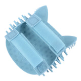 Silicone Pet Grooming Brush Cat Wall Corner Massager Self Cleaning Comb Removes Shed Hair Gentle Skin Friendly Design
