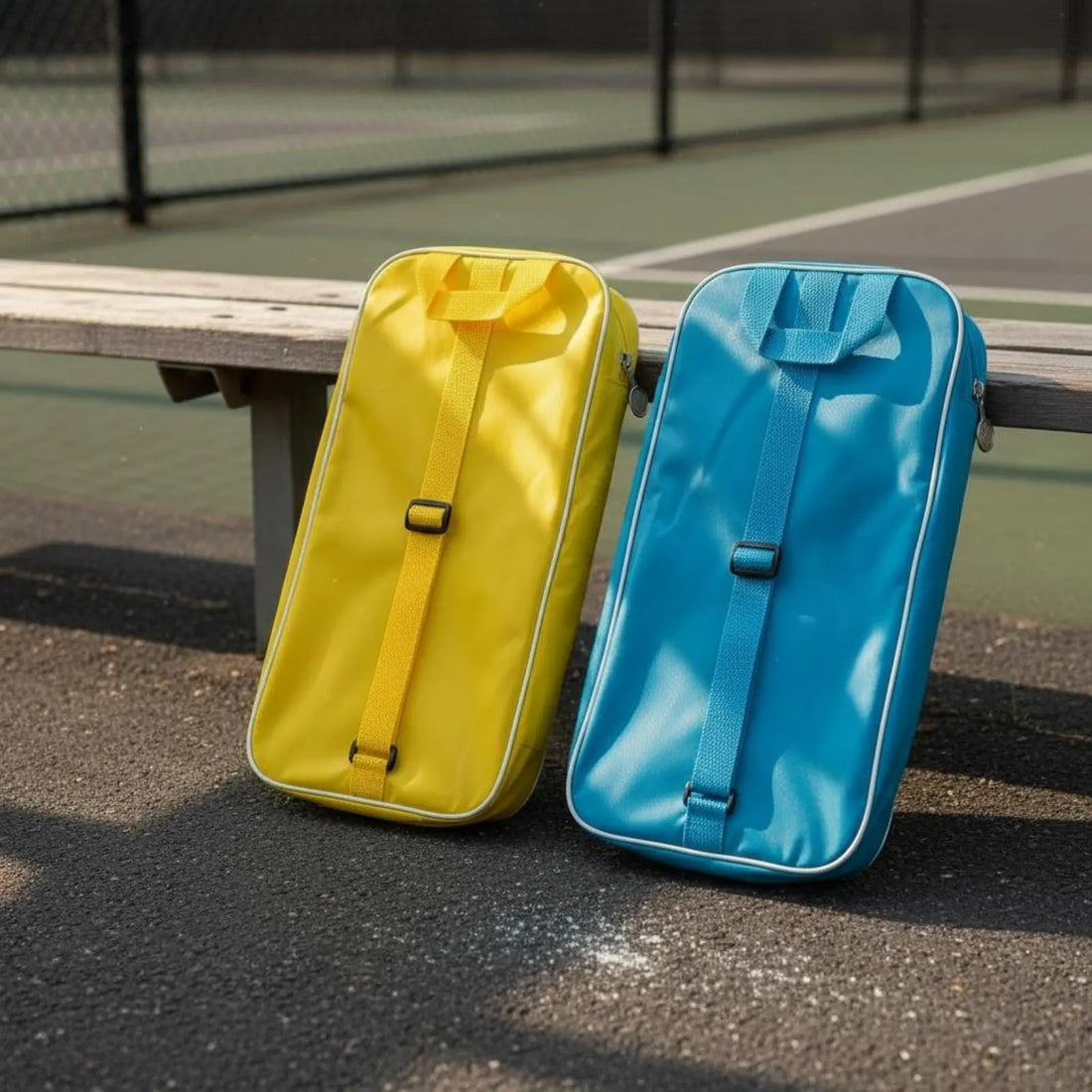 Pickleball Paddle Bag Breathable Mesh Pickleball Equipment Bag Fence Hook Waterproof