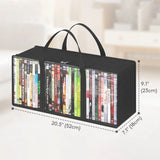 Multifunctional Pvc Storage Bag Large Capacity Dustproof Moistureproof Handheld Organizer For Cd Book Hat Clothes Travel Storage