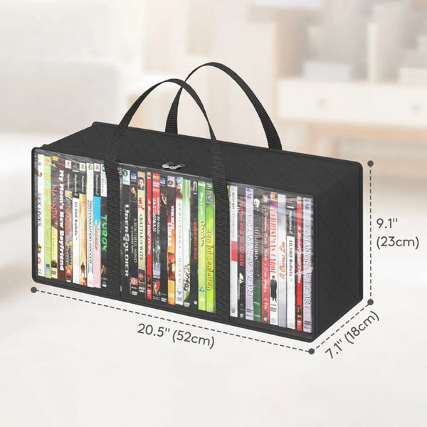 Multifunctional Pvc Storage Bag Large Capacity Dustproof Moistureproof Handheld Organizer For Cd Book Hat Clothes Travel Storage