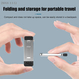 【F2-MAX111】Mini Zinc Alloy Laptop Stand Adjustable Height Foldable Laptop Riser Legs Anti Slip Holder
