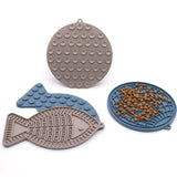 Silicone Dog Slow Feeder Mat Anti-Choking Pet Licking Mat with Suction Cups Non-slip Dog Slow Feeding Pad Pet Supplies