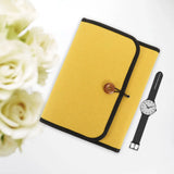 Heavy Duty Watchband Storage Bag Sturdy Organizer Pouch with Zipper Hanging Design for Watch Straps Earphones Cables Travel