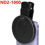 Variable ND Filter Neutral Density Filter For Camera all smartphones mobile lens kit