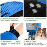 Silicone Pet Grooming Gloves Cats Hair Brush and Comb Gloves to Bathe Dogs Cleaning Hair Removal for Dog Animal Use Supplies
