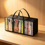 Multifunctional Pvc Storage Bag Large Capacity Dustproof Moistureproof Handheld Organizer For Cd Book Hat Clothes Travel Storage