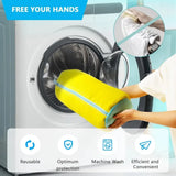 Wash Shoes Bag Padded Net Laundry Shoes Protector Fluffy fibers Polyester Washing Shoes Machine Laundry Bag Drying Bags 1PCS