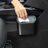 Mini car trash can with 2 garbage bags,leak proof car trash can,multifunctional storage box,suitable for cars,homes,and offices