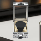 Square Decorated Gift Box with Lid Watch Organizer for Jewelry Storage and Room Decoration Use