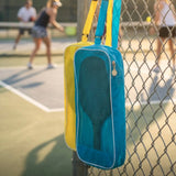 Pickleball Paddle Bag Breathable Mesh Pickleball Equipment Bag Fence Hook Waterproof