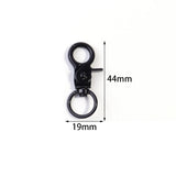 5Pcs/Lot Colorful Swivel Lobster Clasp Hooks Keychain Split Key Ring Connector for Bag Key Chain DIY Jewelry Making Supplies