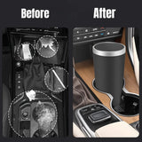for Cup Holders Storage Compact Leakproof Mini Car Trash Can with Easy-Press Pop-Up Lid Durable Odor-Blocking Waterproof ABS Bin