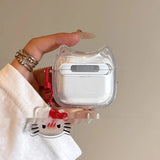 Sanri KT Cat Compatible Wireless Bluetooth Earphone Protective Sleeve Case For New 4th Gen AirPods3 And 2nd Gen AirPodsPro2 pro3