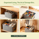 Shoe Storage Box Organizer 600D Oxford Cloth Foldable Clear Cover Zipper Under Bed Closet Wardrobe Dustproof Compartment Holders
