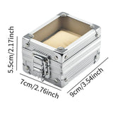 Square Decorated Gift Box with Lid Watch Organizer for Jewelry Storage and Room Decoration Use