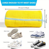 Wash Shoes Bag Padded Net Laundry Shoes Protector Fluffy fibers Polyester Washing Shoes Machine Laundry Bag Drying Bags 1PCS