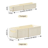 Scalable Drawer Organizer Adjustable Household Cabinet Storage Box Stackable Kitchen Organizer Home Classification Storage Box