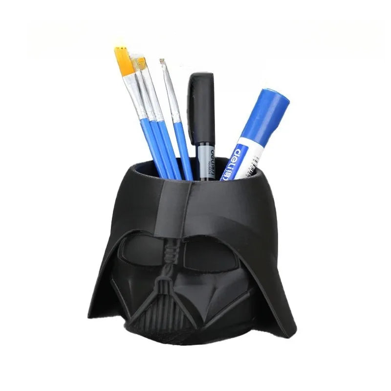 Stars Warsed Darth Vader Desk Pen Pencil Holder Cool 3D Character Desktop Organizer Storage Cup Office Supplies Stationery