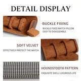 ㈅Watch Roll Travel Case-1/2/3 Slot Watch Storage And Organizer-Secure Storage With Innovative Removable Pillows & Solid Dividers