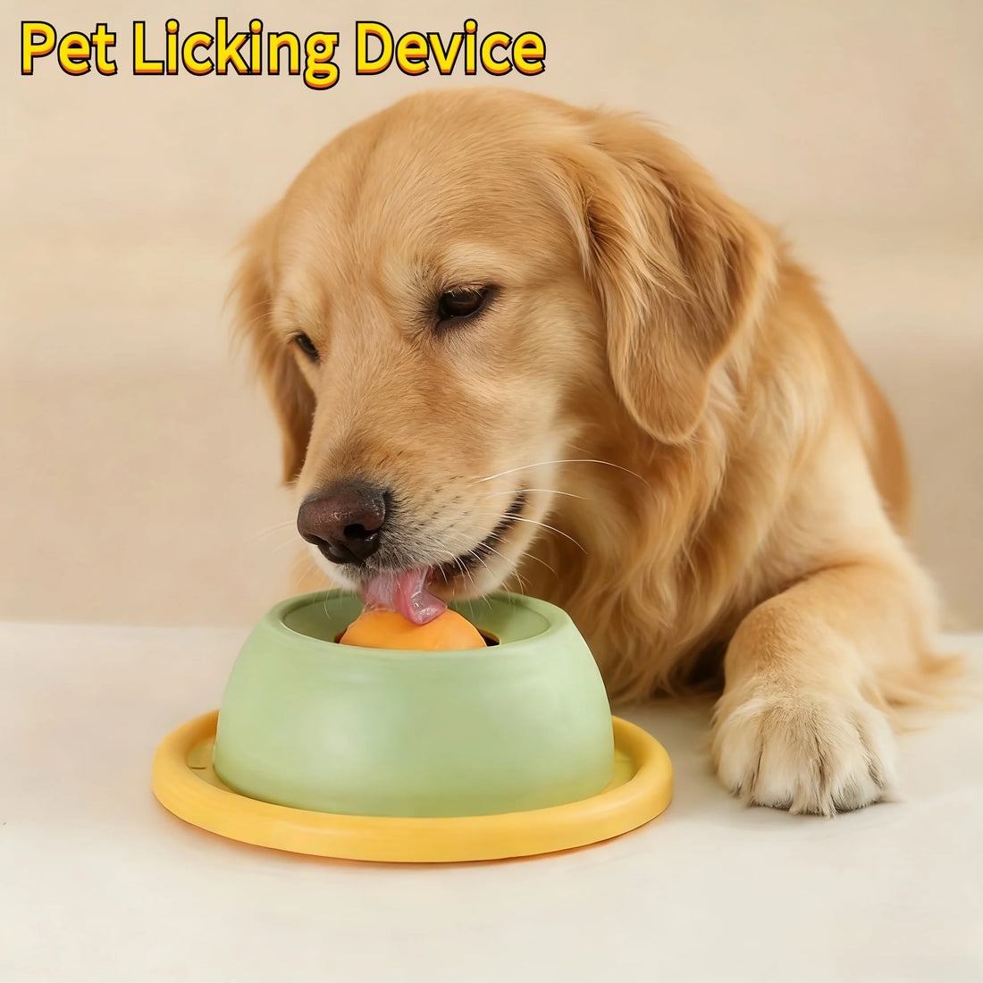 1PCS Anti Overturn Dog Cat Lick Mat Slow Food Tray Pet Interactive Toy Dental Teeth Grinding Slow Feeder Licking Bowl