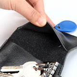 1 PC Second Layer Cowhide Keychain Men Key Holder key Organizer Pouch Car Key Pouch Wallet Housekeeper Key Case Mini Card Bag