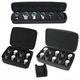 Watch Box 6/10 Slot Watches Organizer Portable Travel Watch Case Waterproof Storage Travel Watch Carrying Case Watches Holder