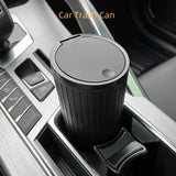 Mini Car Trash Bin, Auto Interior Rubbish Bag & Garbage Container, Compact Dust Organizer Storage Box Bucket