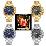 1PC Surprise Mystery Watch Blind Box-Luxury Large Dial Mens Quartz Watch Fashion Men Business Wristwatches Reloj Hombre