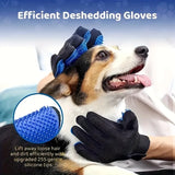 Silicone Pet Grooming Gloves Cats Hair Brush and Comb Gloves to Bathe Dogs Cleaning Hair Removal for Dog Animal Use Supplies