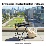 Foldable Lap Desk Space-Saving Foldable Laptop Stand Multi-Functional Tablet Opening for Remote Workers, Bedroom, Home Office