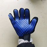 Silicone Pet Grooming Gloves Cats Hair Brush and Comb Gloves to Bathe Dogs Cleaning Hair Removal for Dog Animal Use Supplies