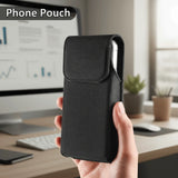 Waist Pack With Hook Mobile Phone Pouch Waterproof Universal Phone Belt Clip Bag Portable Black Phone Belt Hanging Pouch Men
