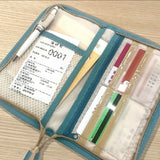 Moomin Cute Cartoon Printed Card Holder ID Wallet Sundries Pouch Passport Organizer Handbag Stationery Storage Bag