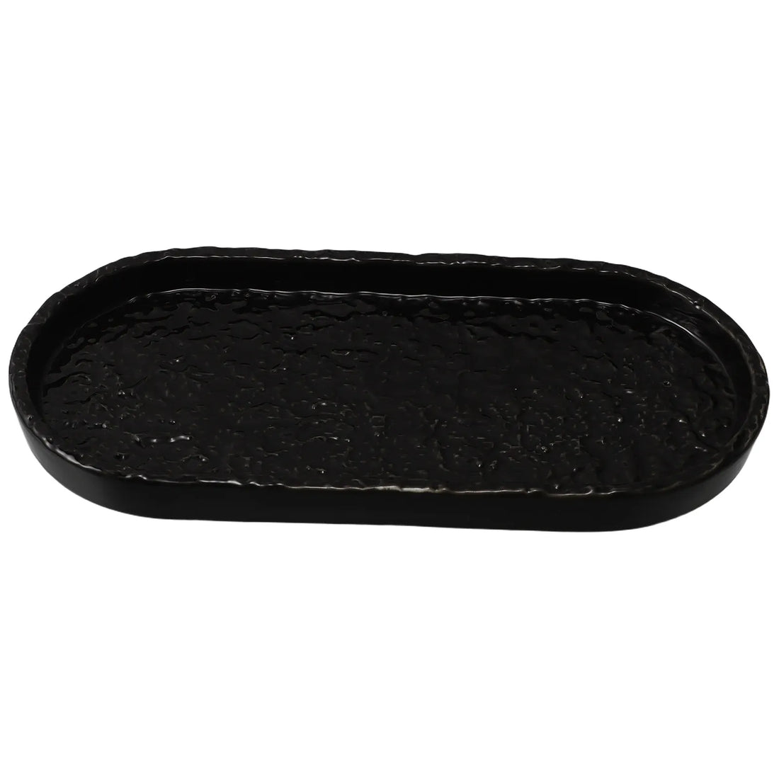 Oval Ceramic Tray Minimalist Vanity Organizer Jewelry Perfume Bathroom Sink Countertop Makeup Storage Decorative Tray