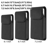 With Hook Mobile Phone Pouch Waterproof Universal Phone Belt Clip Bag Portable Single-layer Phone Belt Hanging Pouch Cell Phone
