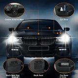 New Car Trash Can (with Lid) 3 Rolls of Garbage Bags for Car Door/Seat Back/Center Console Side/Home/Office Use Small Trash Can
