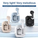 AIR31-In-ear wireless Bluetooth headphones with microphone and LED display screen(Buy Headset Get Protective Case + Lanyard)