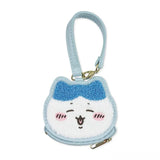 Cute Hachiware Usagi Plush Coin Purse Embroidery Face Zipper Pouch Small Hanging Bag Storage Organizer Gift for Boys Girls Fans