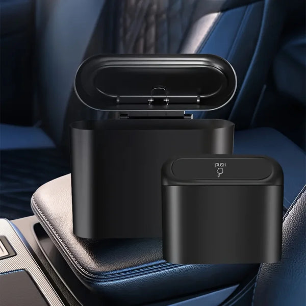 Mini car trash can with 2 garbage bags,leak proof car trash can,multifunctional storage box,suitable for cars,homes,and offices